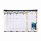 2027 Monthly Desk Pad Calendar 11" x 17" Monthly Page Format Jot New Checkered