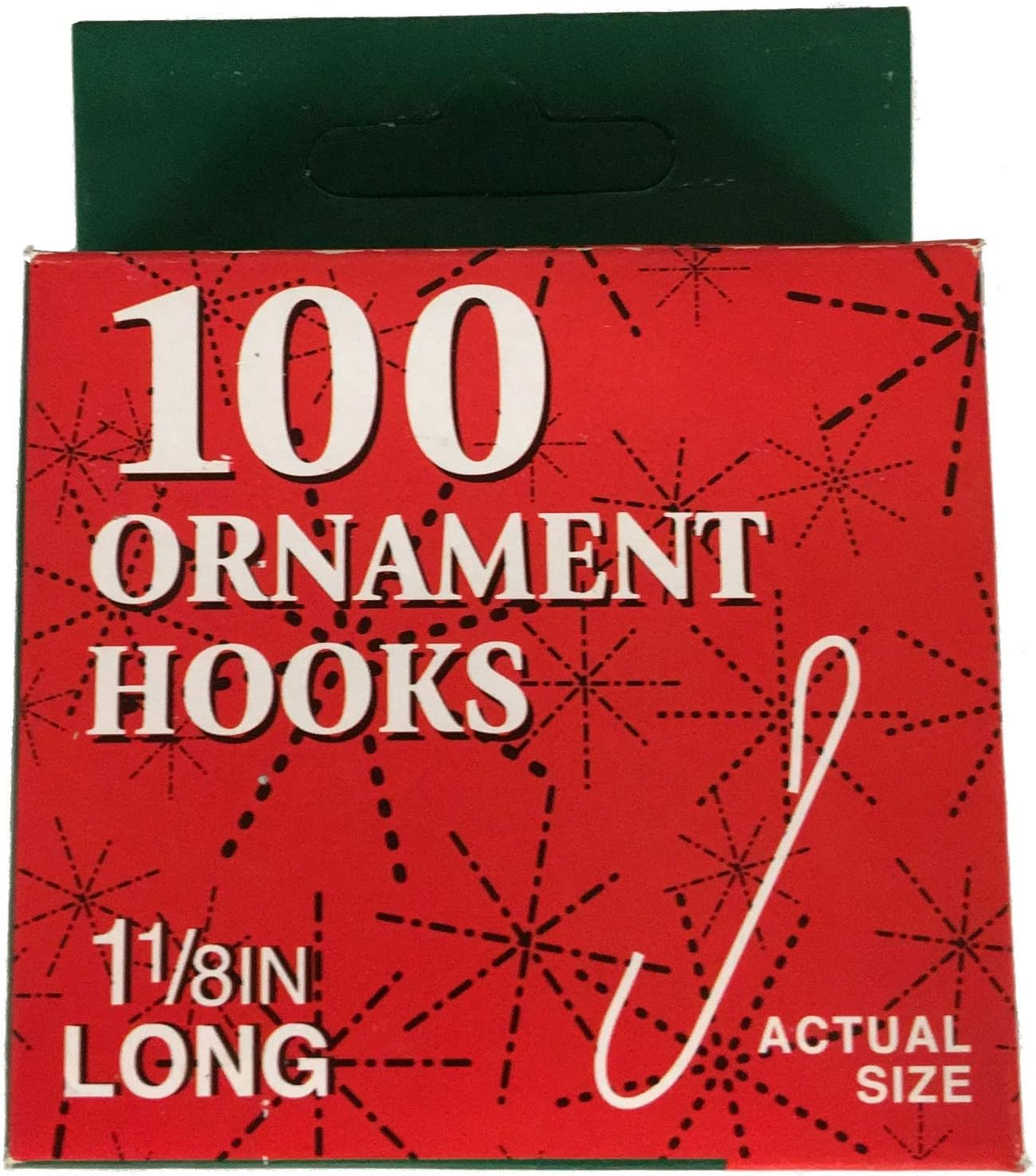 Kurt Adler 100-Piece Christmas Ornament Hooks Box Set