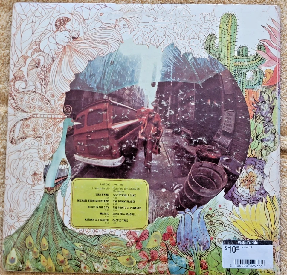 Joni Mitchell Song to a Seagull 1st LP 1968 Rock Folk RS 6293 LP VG+ to EX- Foto 3 de 4