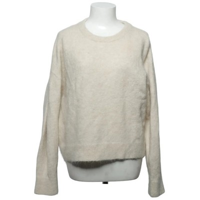 H&M, Strickpullover, Größe: M, Beige, Alpakawolle/Wolle/Polyamid/Elasthan #kBw