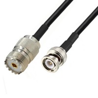 Antennenkabel Bnc-Stecker / Uhf-Buchse RF5 20 M