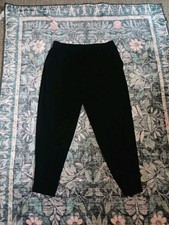 Cozy Earth Womens Bamboo Joggers XXL Black Soft Sustainable Minimalist Lounge
