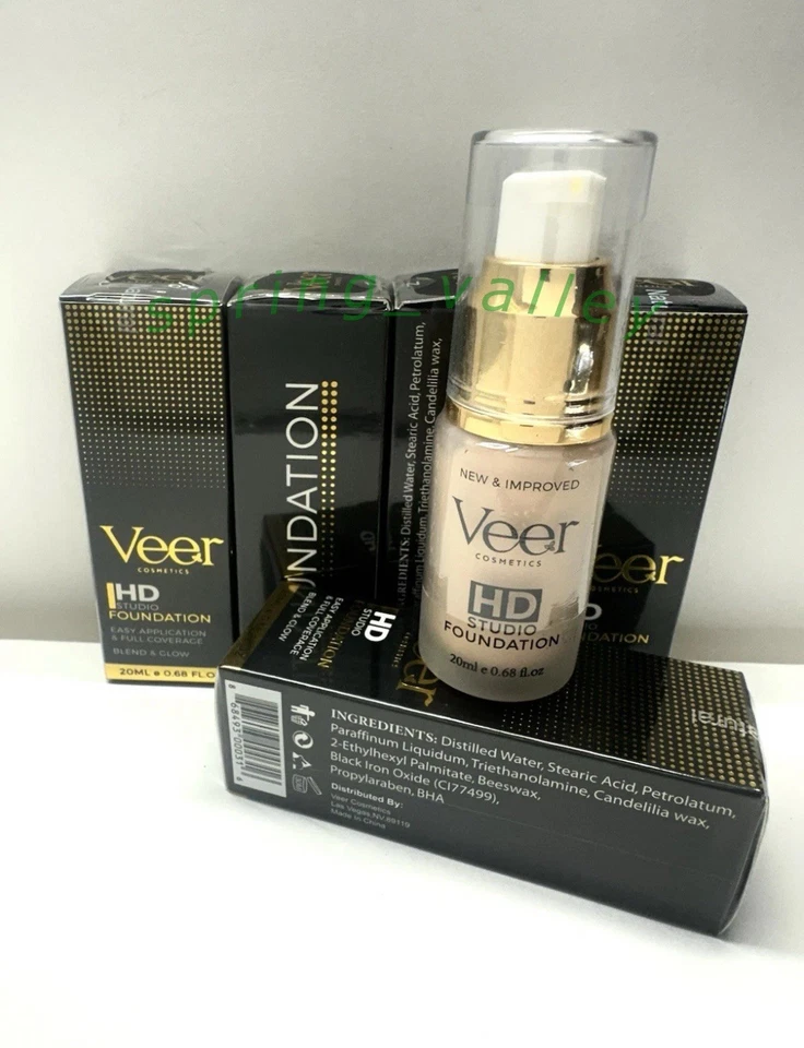 Veer Cosmetics Liquid HD Studio Foundation Natural 0.68 fl oz 20ml - Image 2 of 4