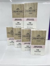 Wella Colour Charm Hair Toner - T28 Natural Blonde 1.4 oz each 6pc Combo