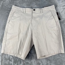 Michael Kors Shorts Mens 33 KS5301JHW1 Stone Stretch Flat Front NEW