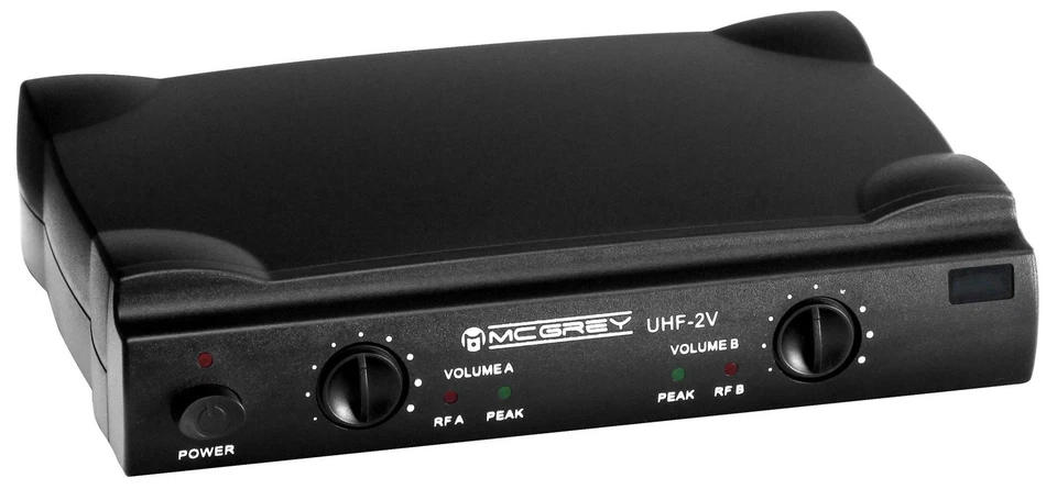 DJ PA Doppel UHF Funk Mikrofon Set Wireless Microphone Kabellos Microfon Mic - Bild 2 von 4