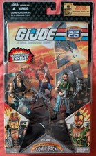 GI Joe 25th Anniversary Comic 2 pack Dreadnok Ripper And Torch. Sealed MOSC