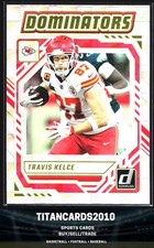 Travis Kelce 2025 Panini Donruss Dominators Refractor KC Chiefs #DOM-TKE