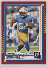 2025 Panini Donruss Press Proof Red Khalil Mack #88 0kb5
