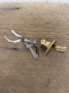 Early Pair Of Telephone Switch hooks For 1880s Wooden Wall Phone