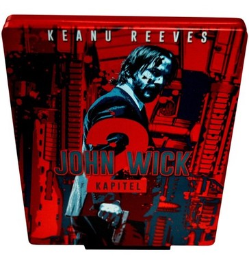 John Wick: Kapitel 2 [Limited Edition/Steelbook](2017,Blu-ray) Keanu Reeves /18+