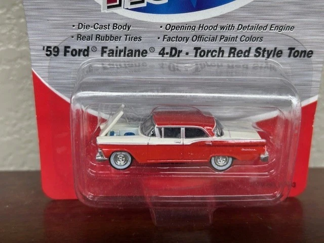 FORD FAIRLANE 1959 - 4 DOOR OPENING HOOD HIGHLY DETAILED HO Scale DIE-CAST NEW - Image 4 of 4