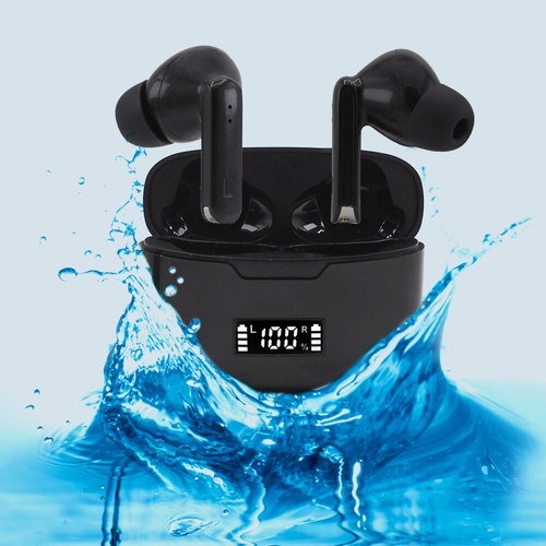 DCB SOUND |Cuffie Bluetooth 5.3 |Auricolari Bluetooth per IOS e ANDROID (Nero) - Zdjęcie 11 z 15