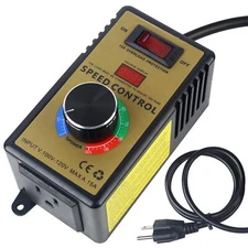 AC Motor Speed Controller 4000W 120V 15A Adjustable Speed Voltage Controller ...