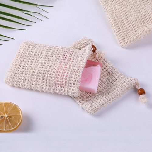 1PCS Natural Cotton Linen Foaming Soap Bag Massage Bathing Bubble Cleaning Tool - Picture 9 of 11