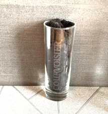 Single Courvoisier Brandy Hi Ball Glass Brand New  Embossed Down Both SIDES