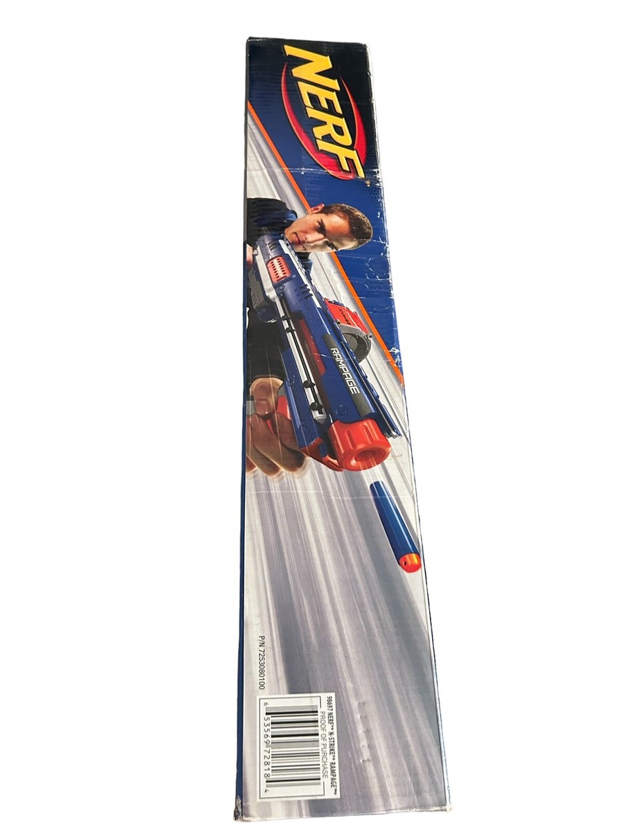 NERF N-Strike RAMPAGE Elite Slam Fire 25 Dart Drum Magazine NEW