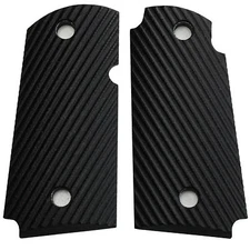 Kimber Micro Carry 9 9mm 380 ACP Black Cross Hatch G10 Grip with without Ambi