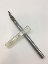 Vintage 5" X-ACTO Aluminum Craft Hobby Knife w/ Original Plastic Blade Cover