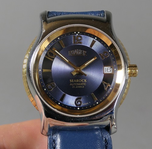 MIB ROAMER SEAROCK AUTOMATIC GENTS WRIST WATCH NEW OLD STOCK 25 JEWELS #4