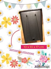 20 Vasi Plastica quadrati  Antispiralizzazione 10 X 10 X 17 Cm - 1,4 Ltitri
