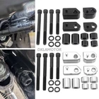 Stainless Driver FloorBoard Extension Spacer Kit For Harley Touring Street Glide