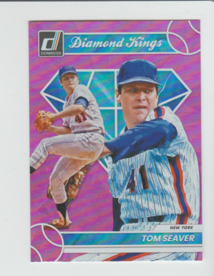 2023 Donruss Diamond Kings Halo Pink #6 Tom Seaver card, New York