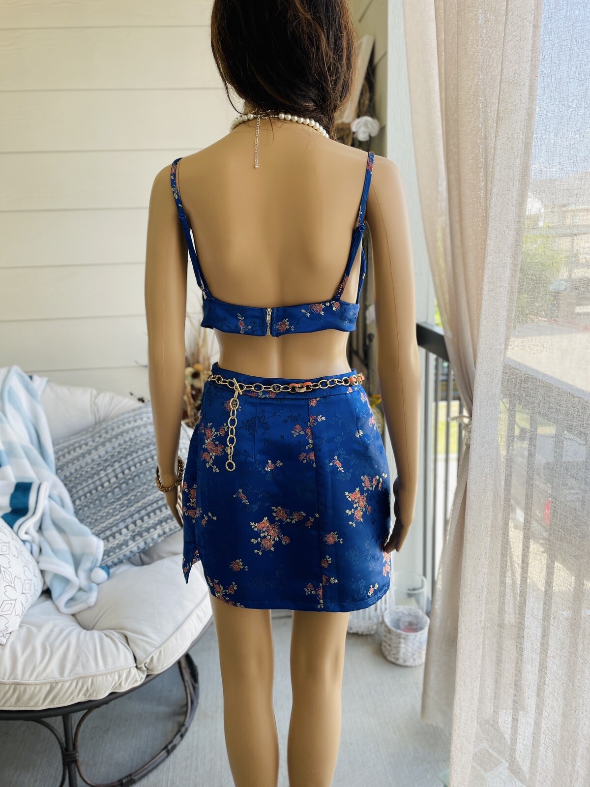 Floral Red Two Piece Set | eBay