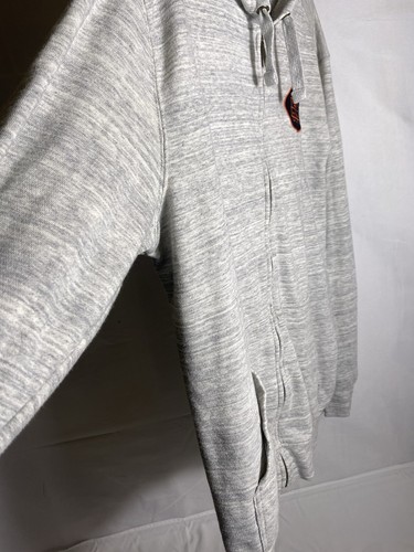 Burton Sudadera con Capucha Para Hombre Ligera Gris Cremallera Sudadera Chaqueta. Snowboard - Imagen 3 de 13