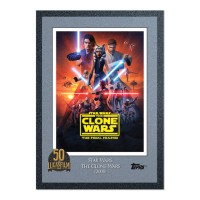 2021 Topps Star Wars: Lucasfilm 50th Anniversary The Clone Wars CARD #21 Pre Ord