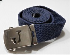 UNIQUE "J" FRICTION BUCKLE - ON 42" WEB TROUSER BELT