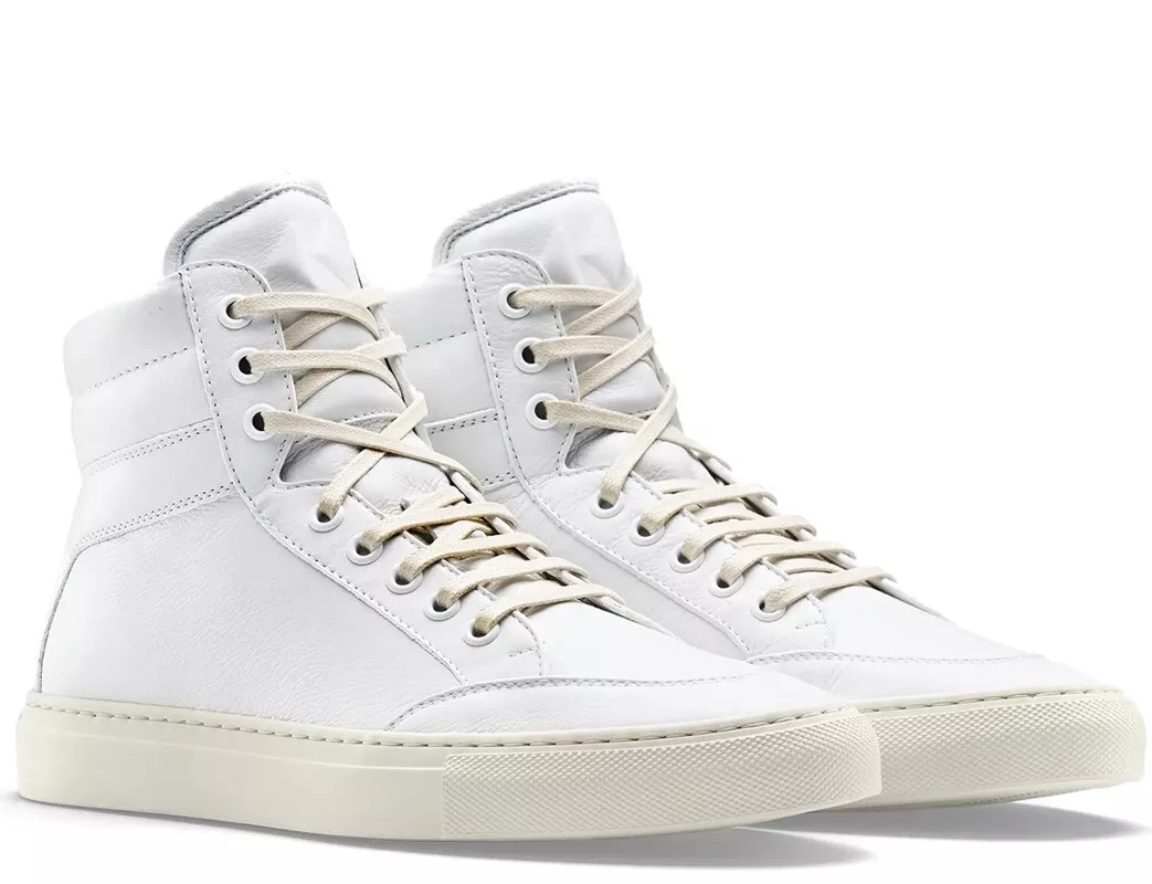 Koio white shop leather sneakers