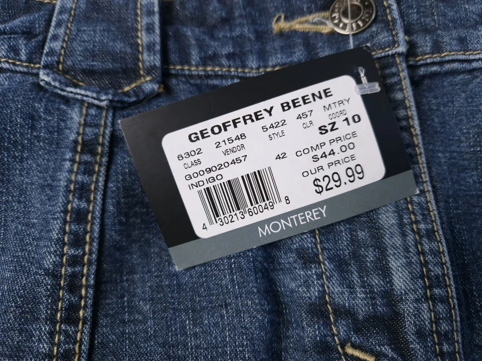 Geoffrey Beene Sport NWT Monterey Indigo Blue Denim Skirt Women's Size 10 - Image 3 of 4