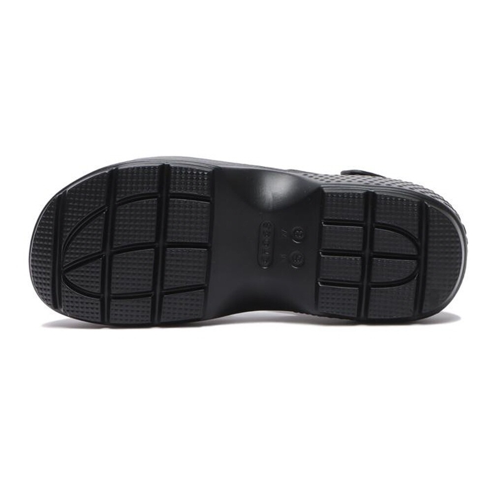 New Womens CROCS STOMP FISHERMAN SANDAL 209938-001 BLACK US W 5-9