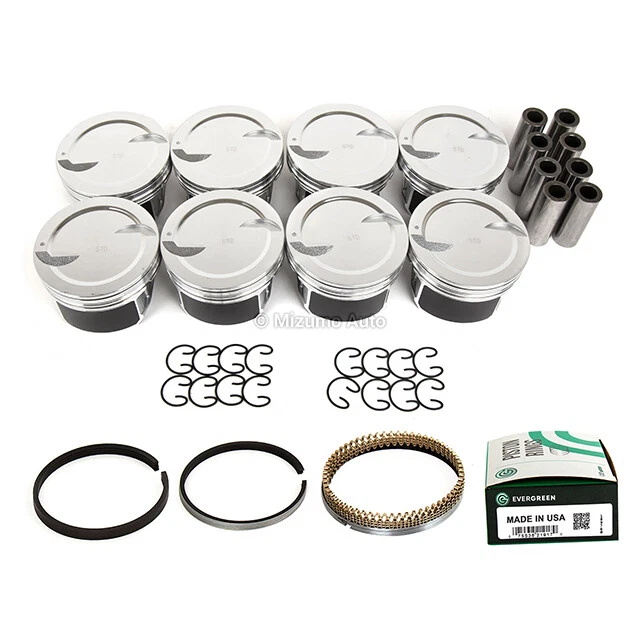 Pistons Main Rod Bearings Fit 06-20 GMC Sierra Chevrolet Express Silverado 6.0L - Image 3 of 4