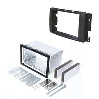 Auto Radio Blende Set Einbau Rahmen Doppel Din 2 Din Smart Fortwo Metall Schacht