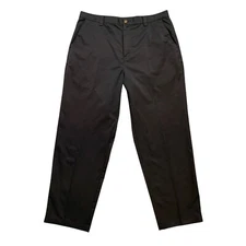 Adidas Golf Pants Mens 36 Black Climalite Lightweight Moisture Wick Performance