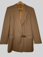 Vintage Moschino Milano Relaxed 80s Camel Wool +cashmere Blazer Jacket Size 40