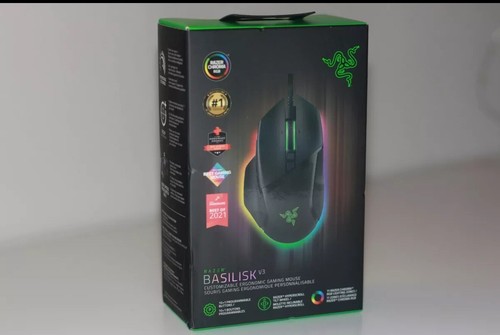 🔥Razer Basilisk V3 Wired Optical Gaming Mouse with Chroma RBG Lighting