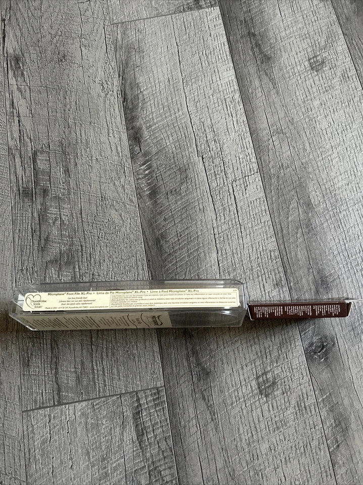 Marbled Brown Color Microplane XL-Pro Foot File & Replacement Filing Cartridge - Image 4 of 4