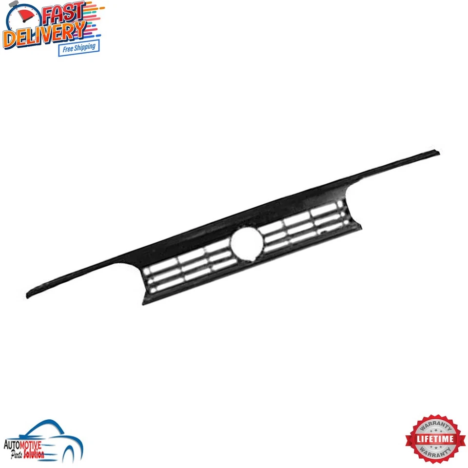 NEW FRONT GRILLE ASSEMBLY BLACK PLASTIC FOR 1993-1999 VOLKSWAGEN GOLF VW1200103 Foto 4 de 4