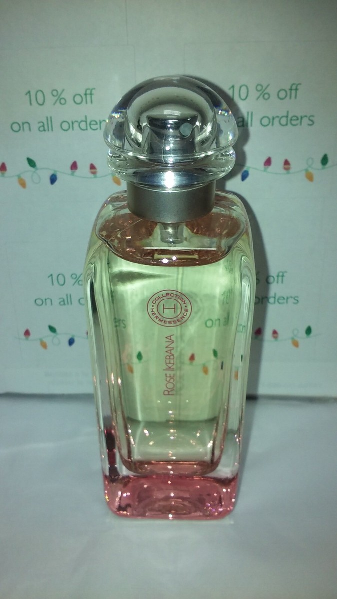 Hermes rose Ikebana edt 3.38 oz full with bag and box new | eBay