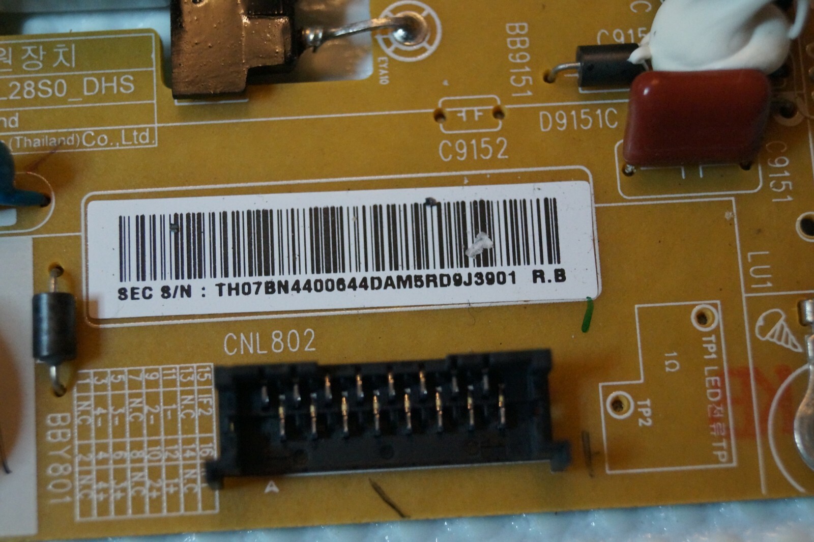 PSU POWER SUPPLY BOARD BN44-00644D FOR 28" SAMSUNG UE28E4000AW MONITOR ...