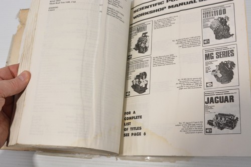 Holden Torana LC LJ TA Workshop Service Repair Manual Scientific Publications - Picture 13 of 14