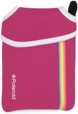 Zink Polaroid Neoprene Pouch for The Polaroid Zip Mobile Printer, Pink