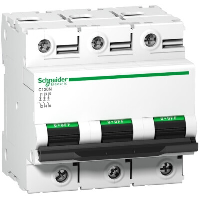 A9N18369, Schneider Electric, Acti9, Miniature circuit breaker (MCB), 3P