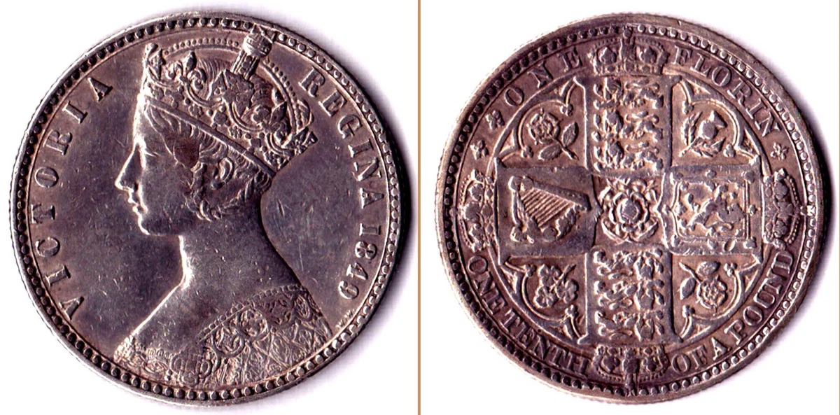 1849 Year UK Florins & Two Shillings for sale | eBay