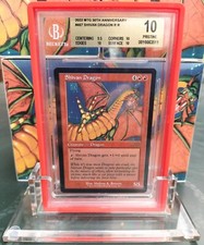 BGS 10 Magic SHIVAN DRAGON Retro Frame 30TH ANNIVERSARY Edition POP1 Beckett MTG
