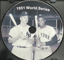 1951 World Series New York Yankees Vs New York Giants - DiMaggio Thomson