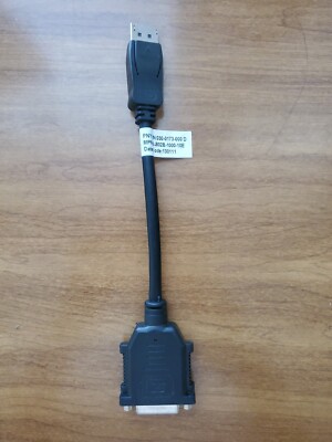 PNY 030-0173-000 D Male Display Port To Female DVI-D Adapter Cable 1080p